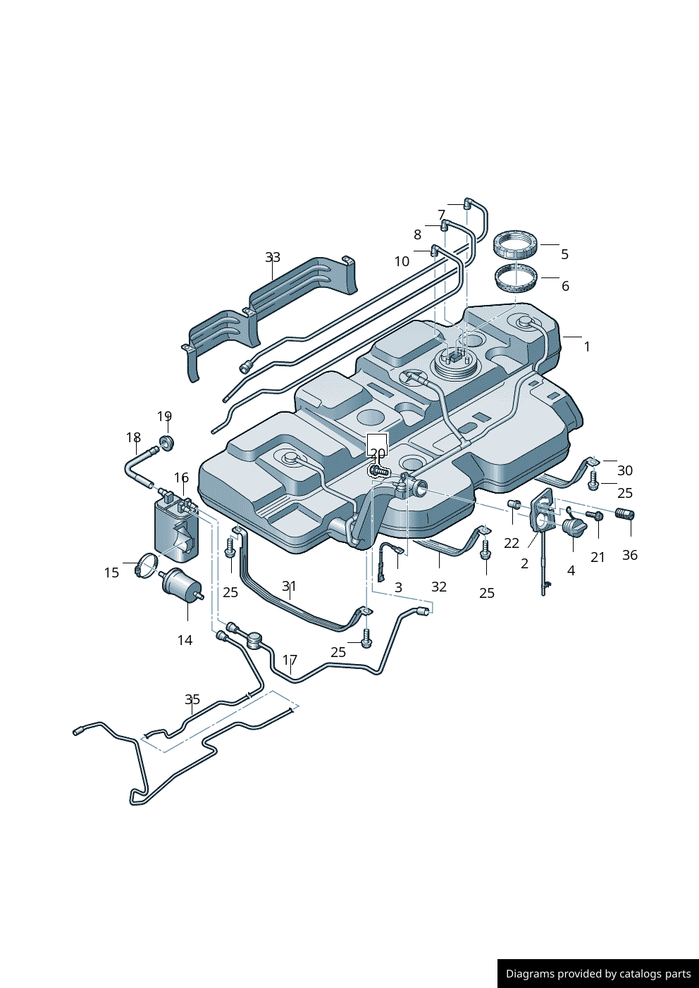 Car part diagram