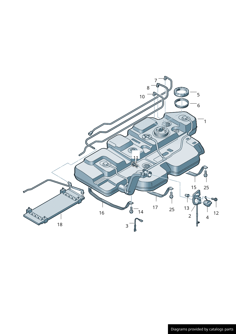 Car part diagram