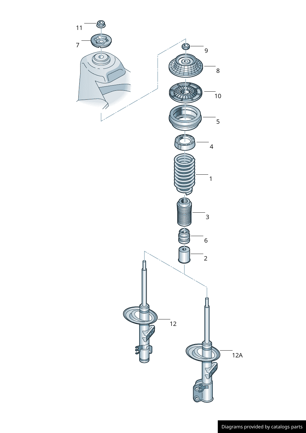 Car part diagram