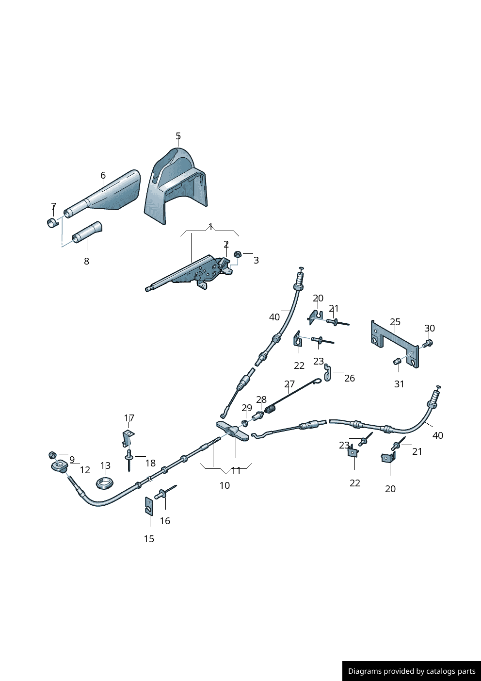 Car part diagram