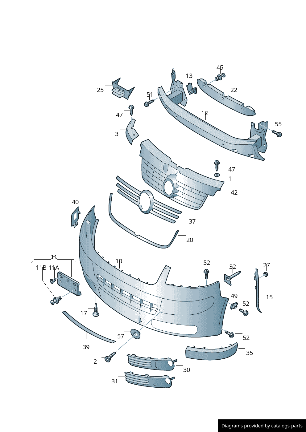 Car part diagram