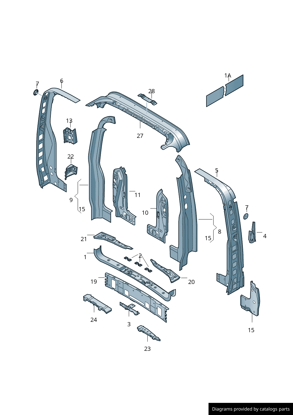 Car part diagram
