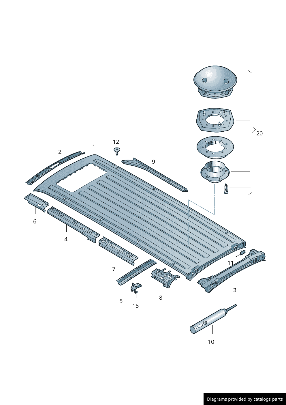 Car part diagram