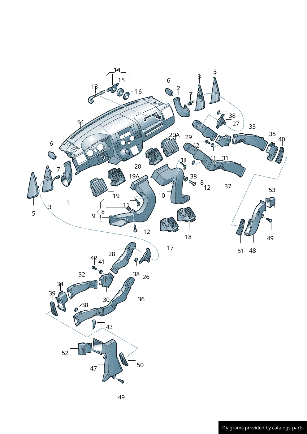 Car part diagram