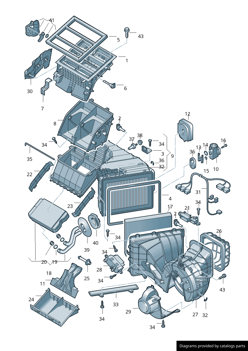 Car part diagram