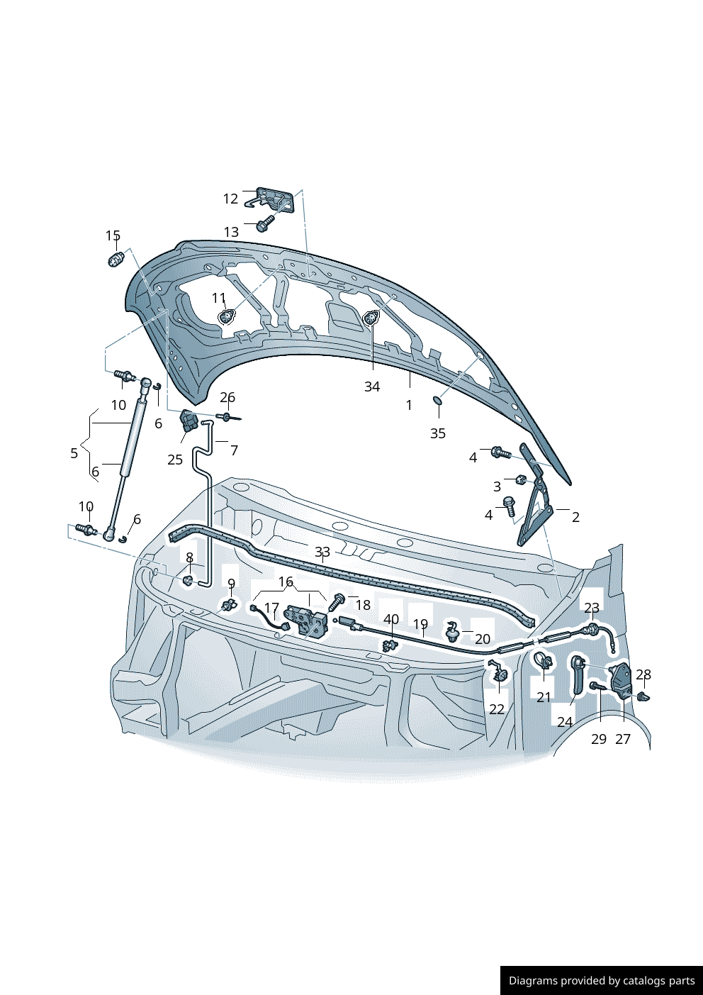 Car part diagram
