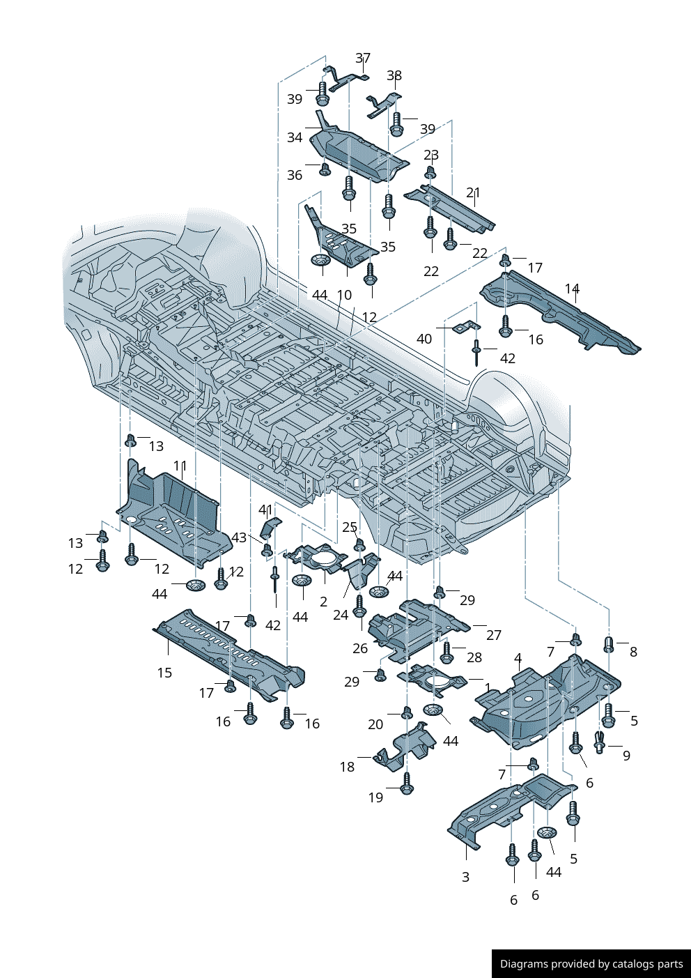Car part diagram