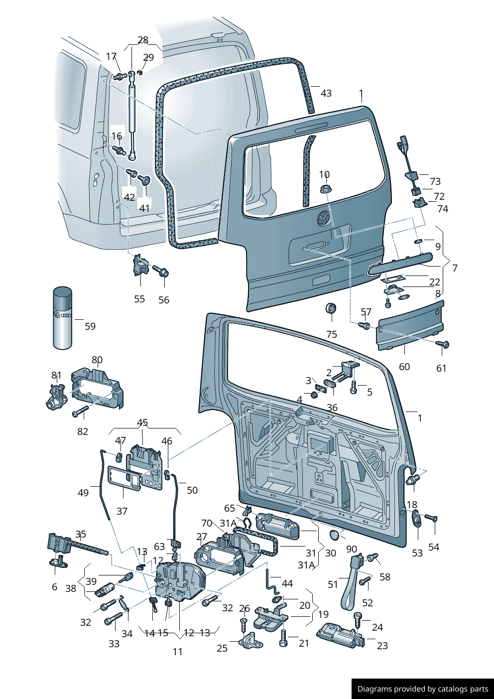 Car part diagram