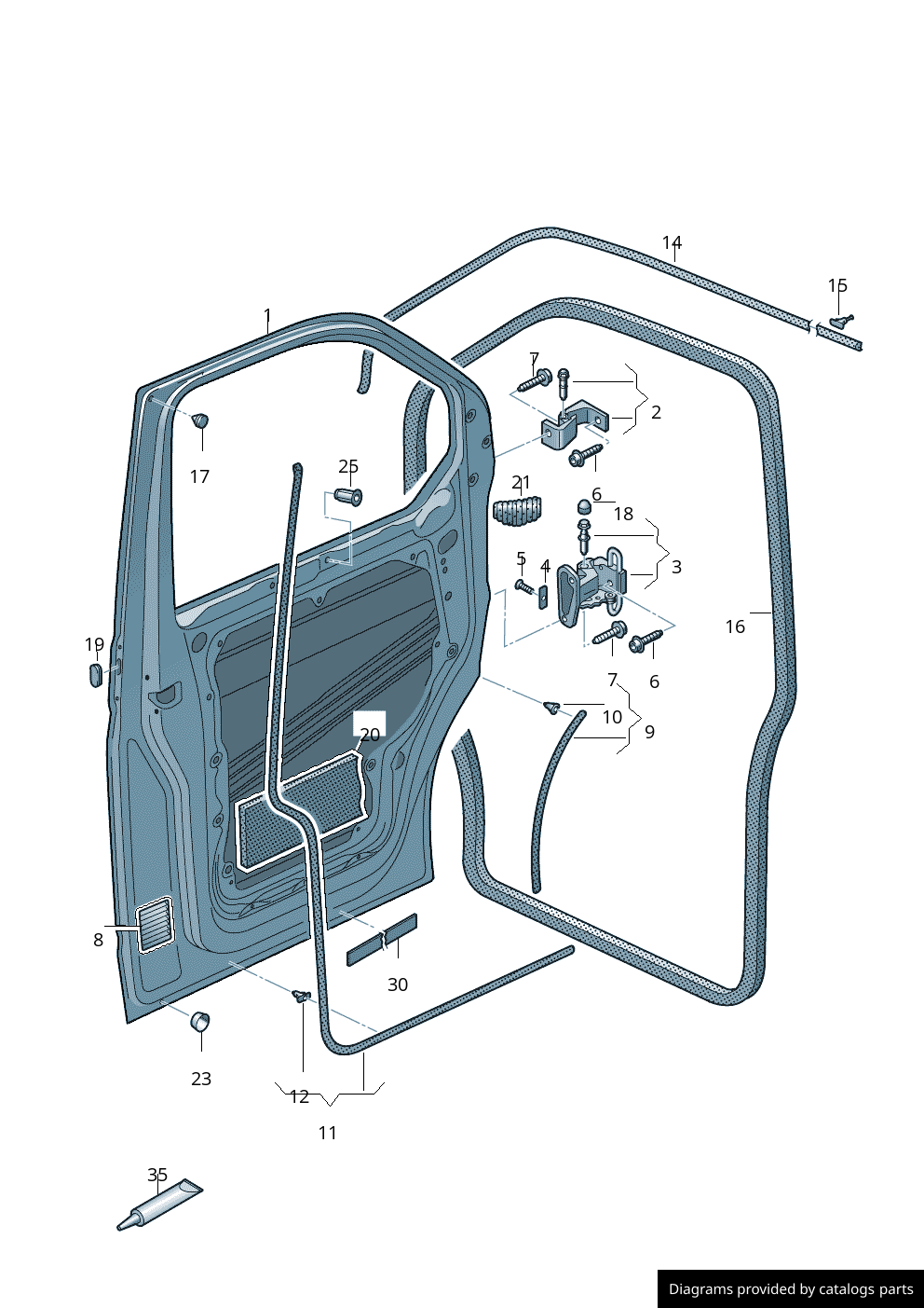 Car part diagram