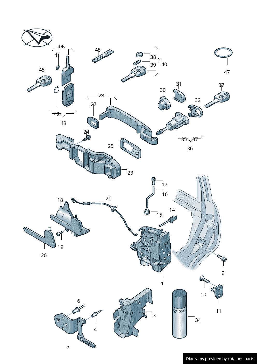 Car part diagram
