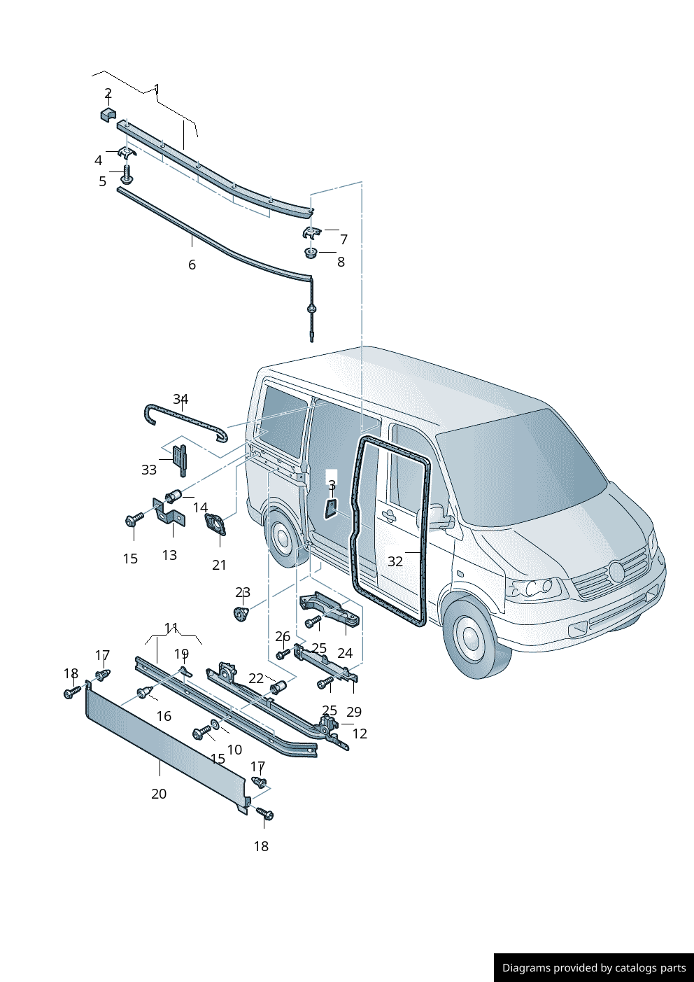 Car part diagram