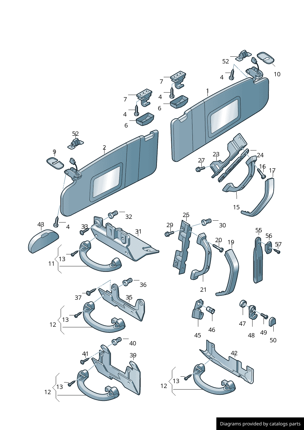 Car part diagram