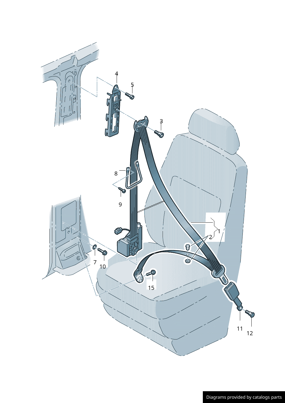 Car part diagram