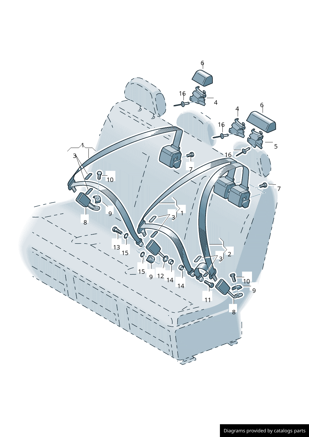 Car part diagram