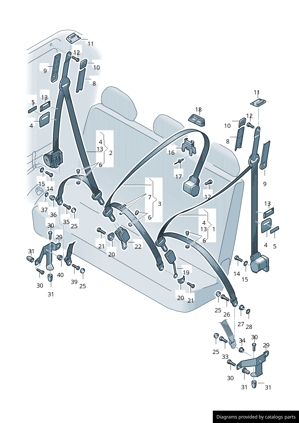 Car part diagram