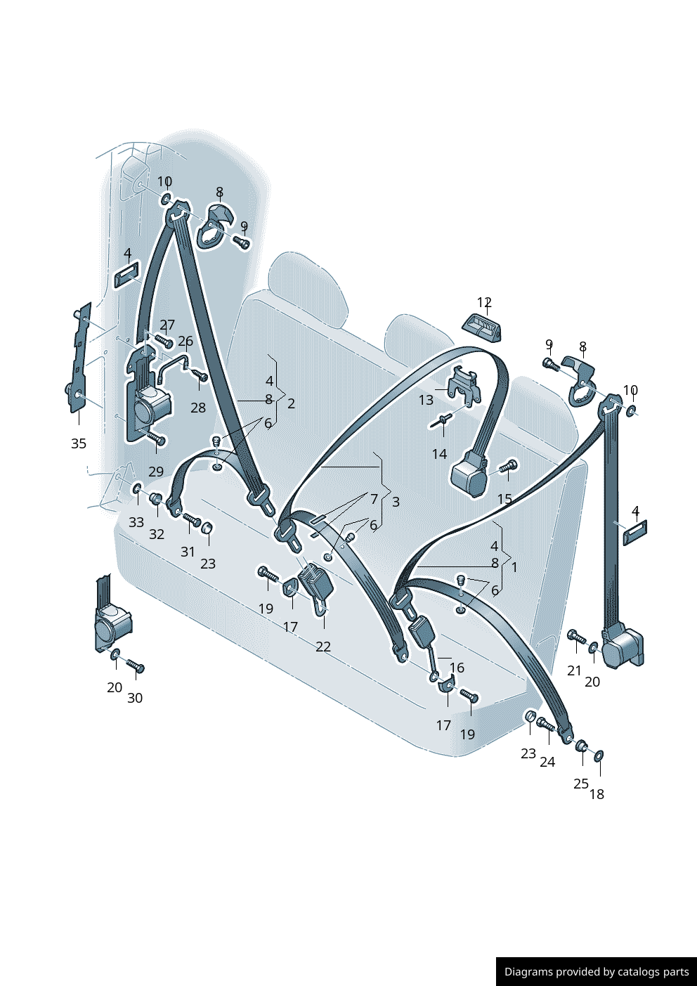 Car part diagram