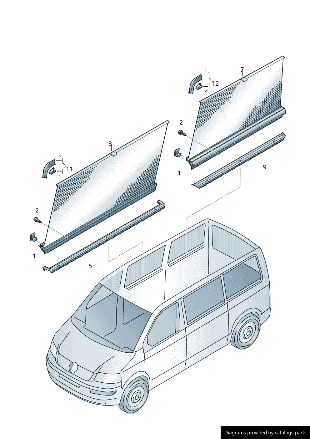 Car part diagram