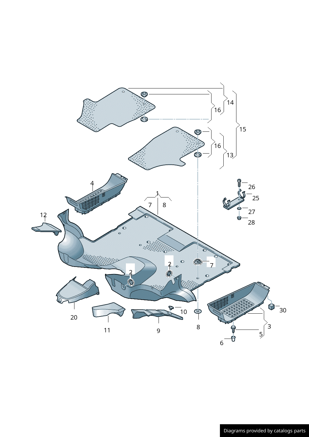Car part diagram