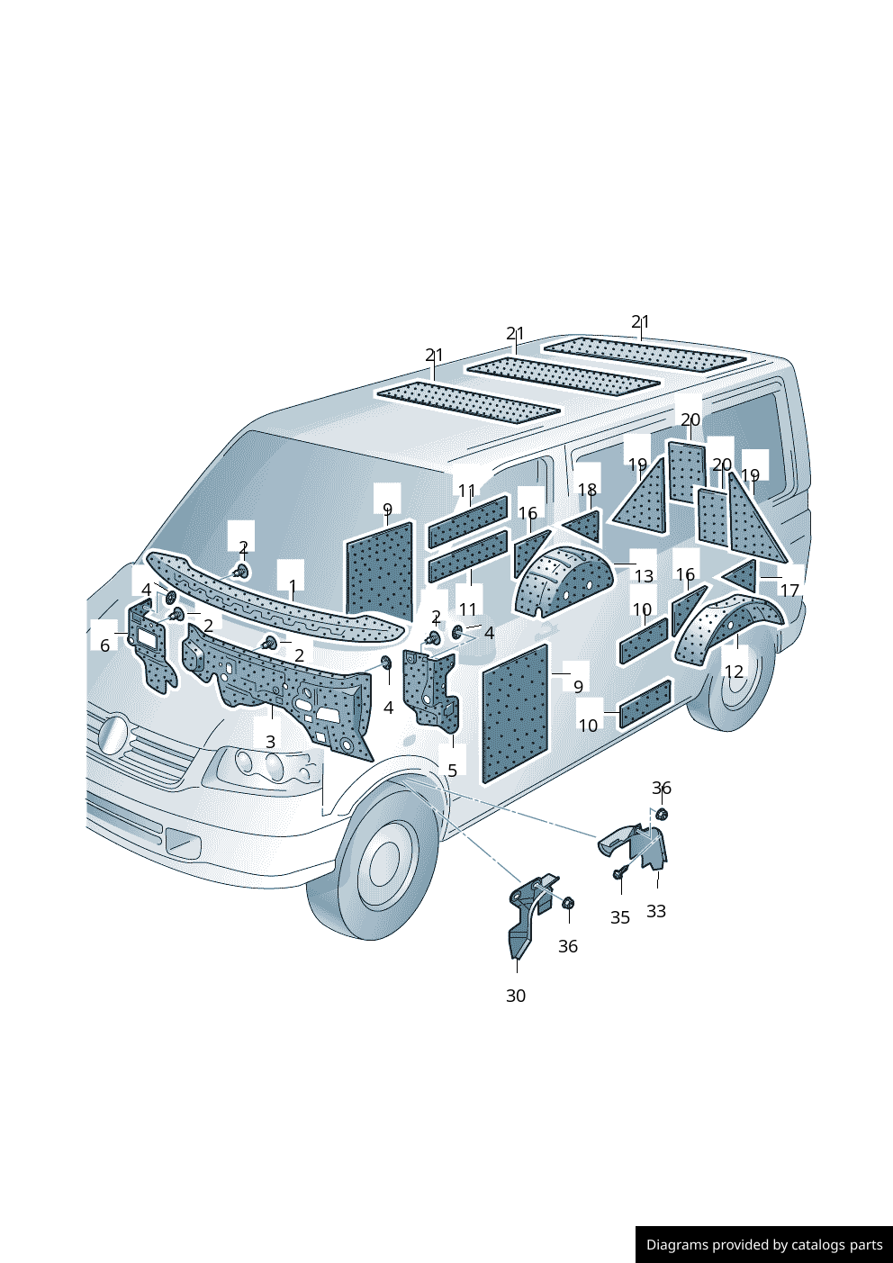 Car part diagram