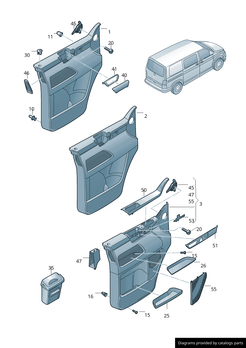 Car part diagram