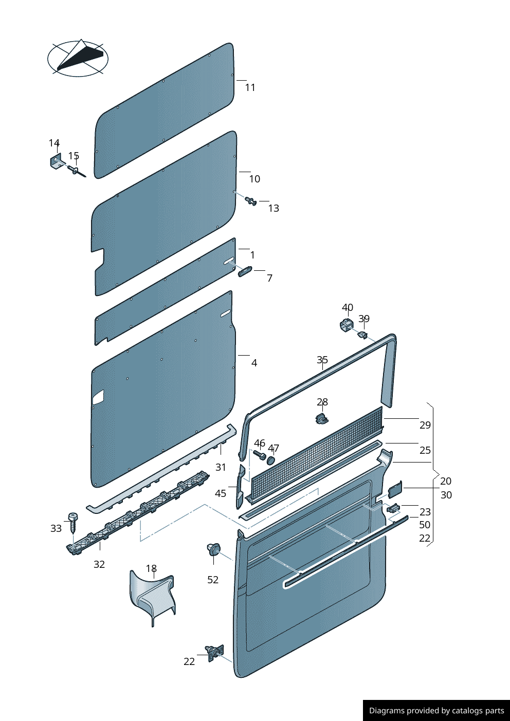 Car part diagram