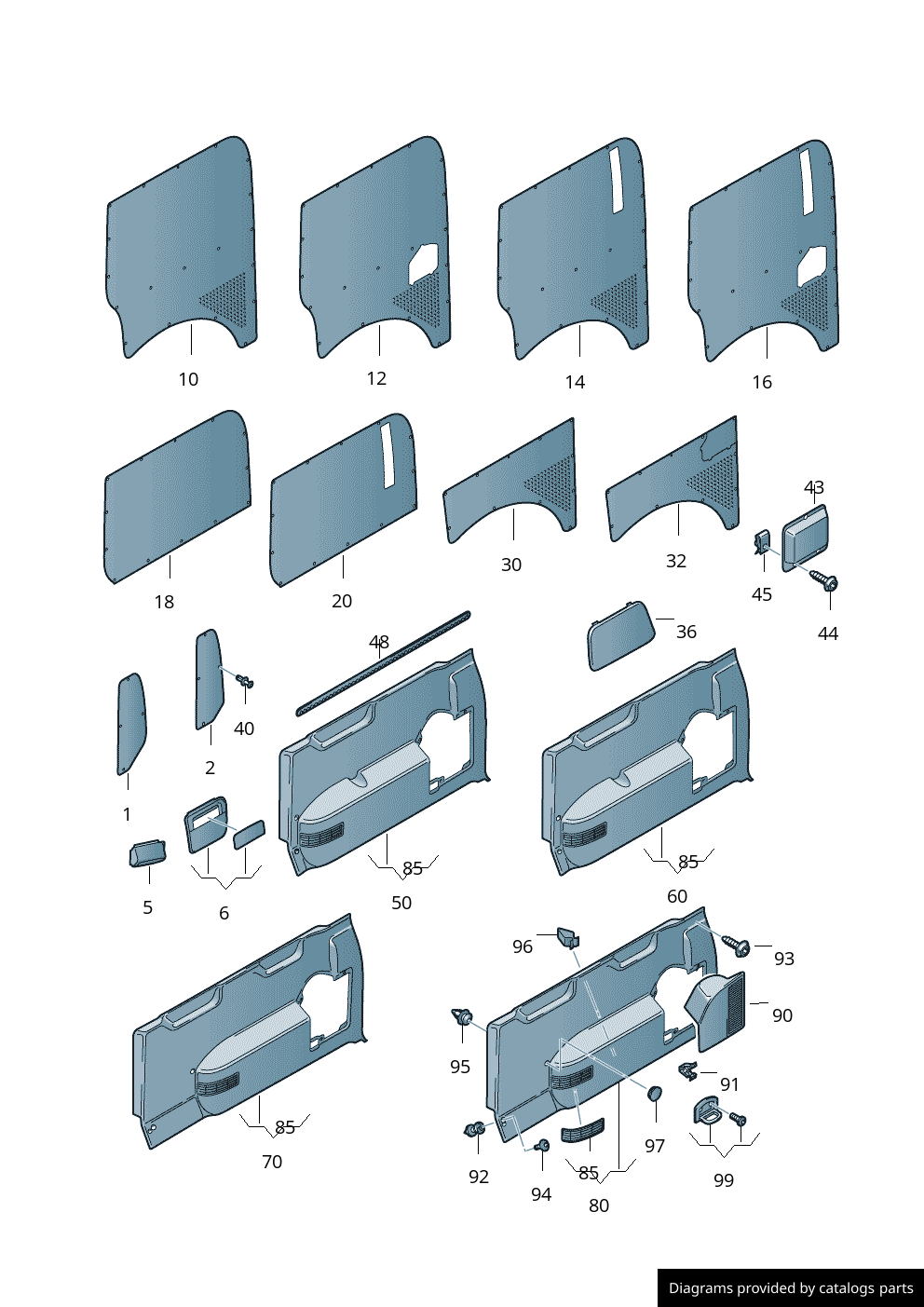 Car part diagram