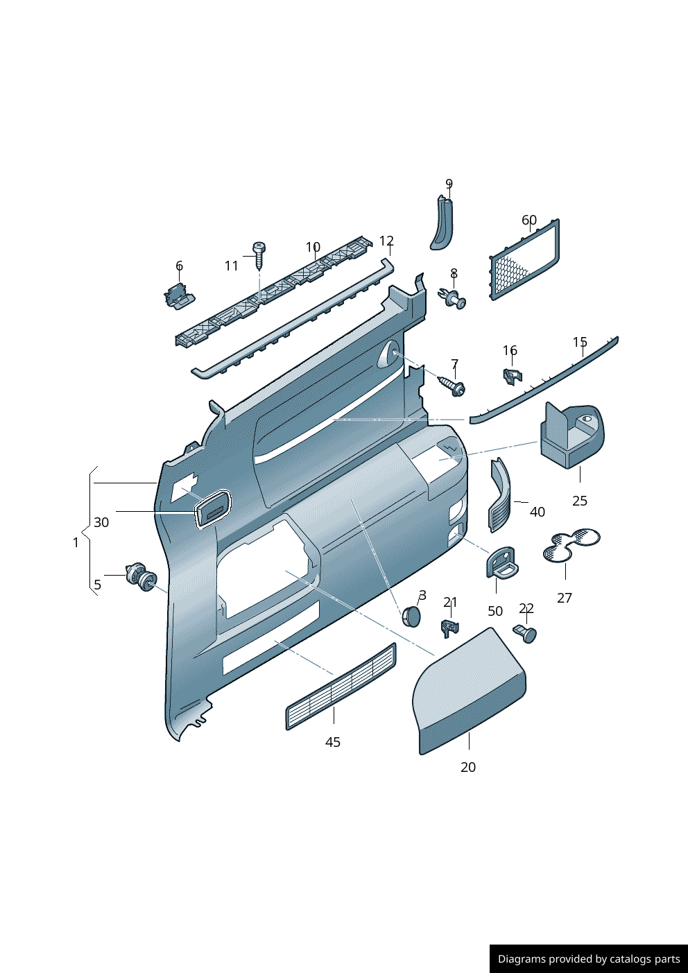 Car part diagram