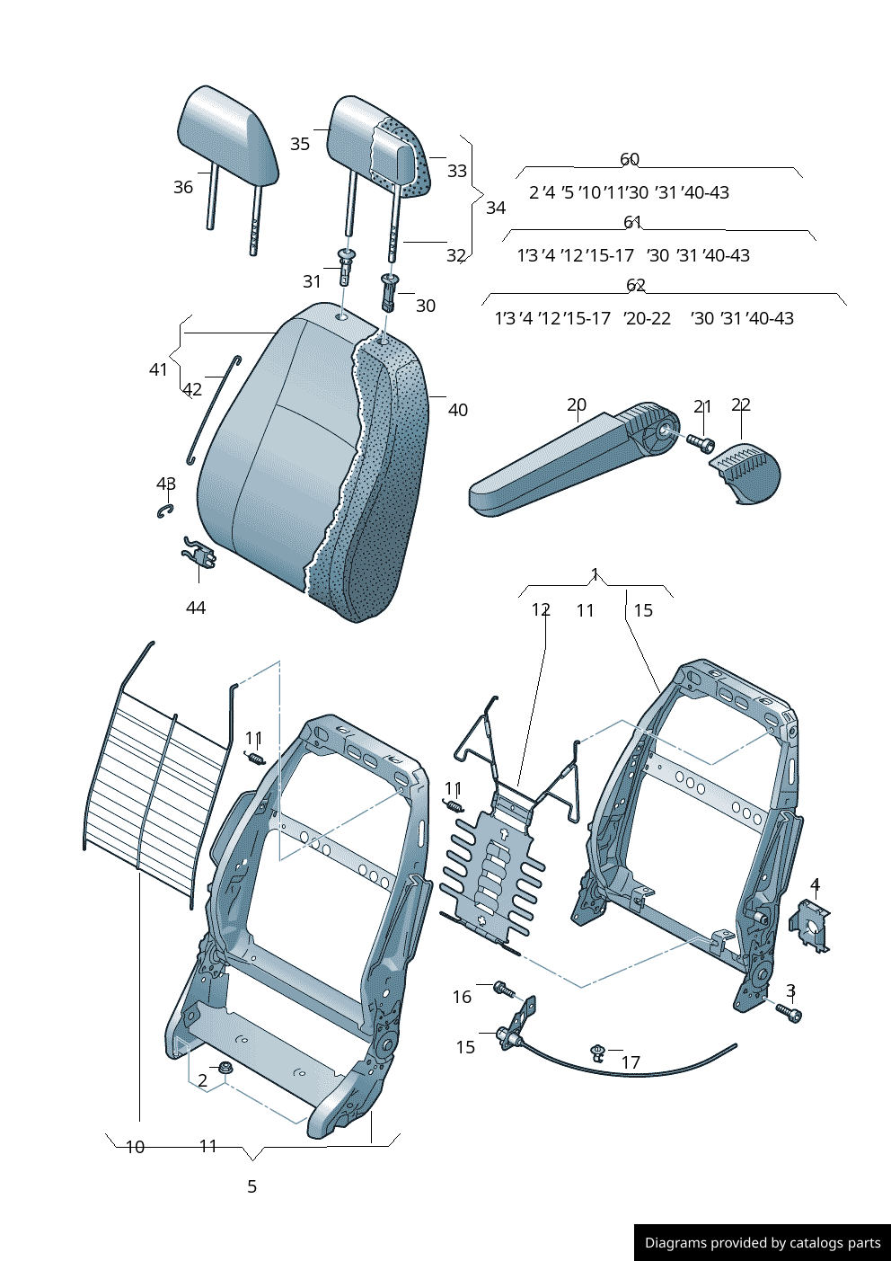 Car part diagram