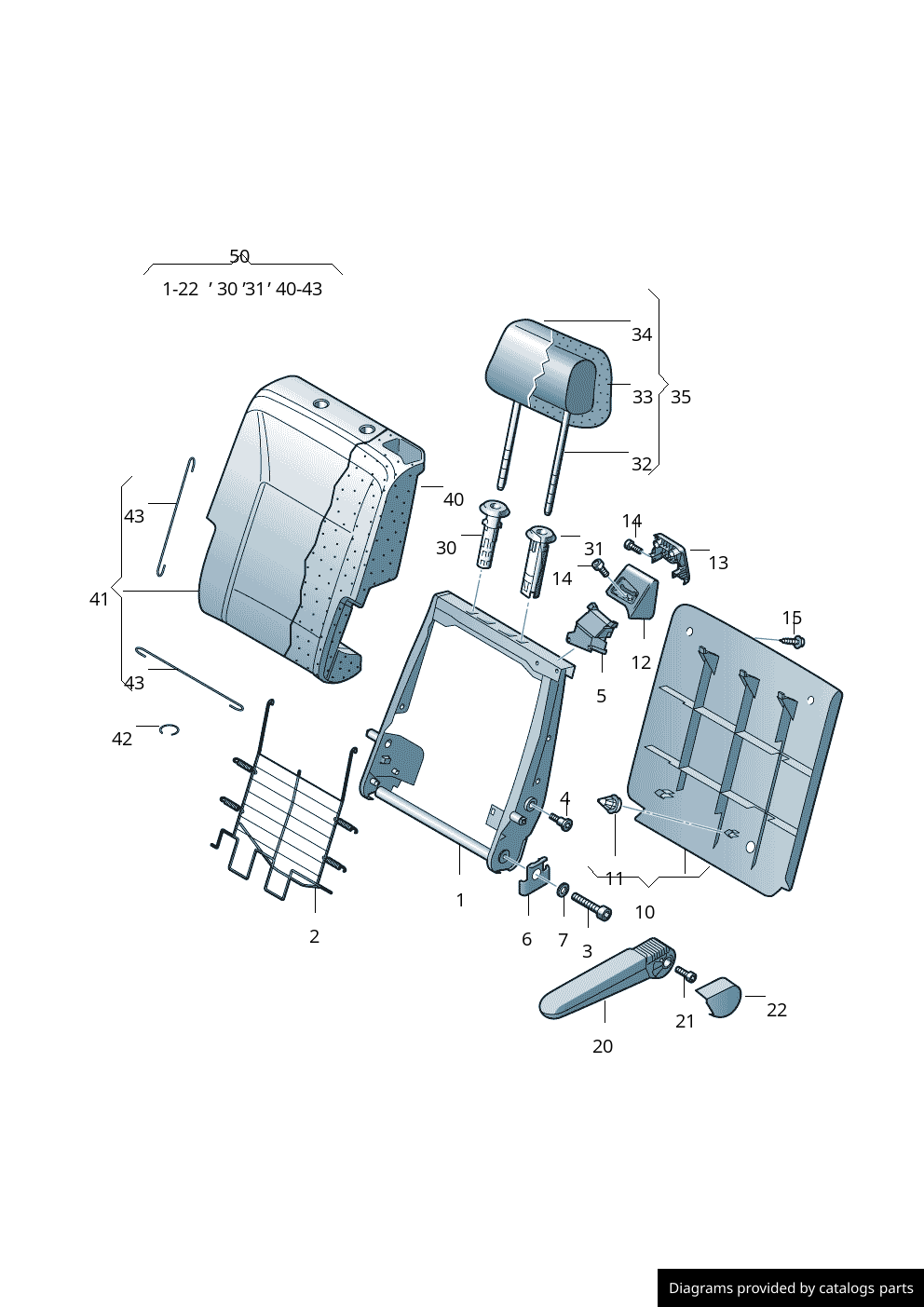 Car part diagram