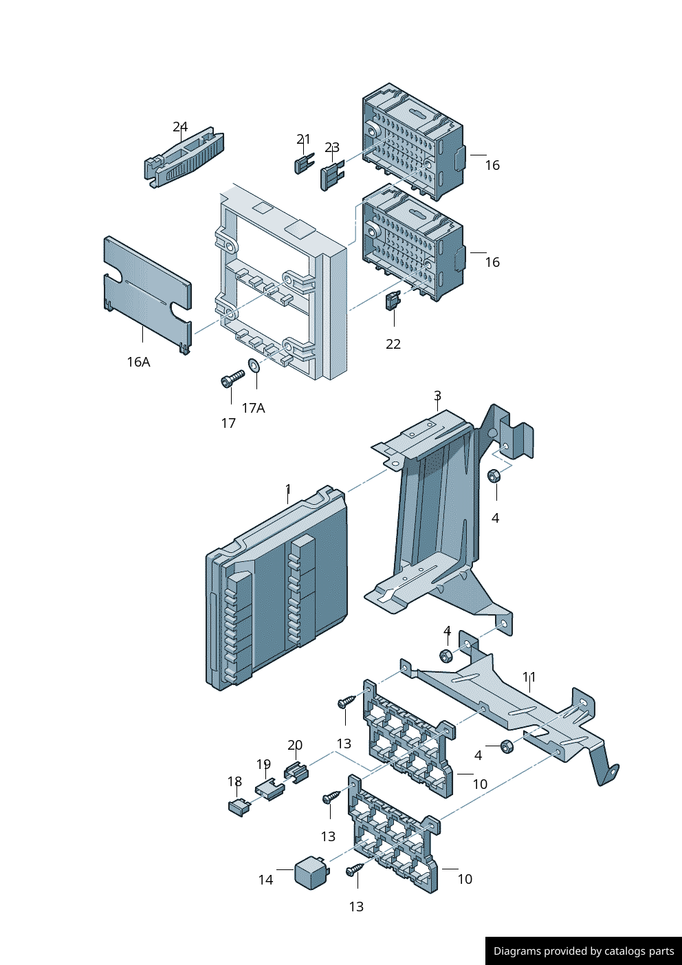 Car part diagram