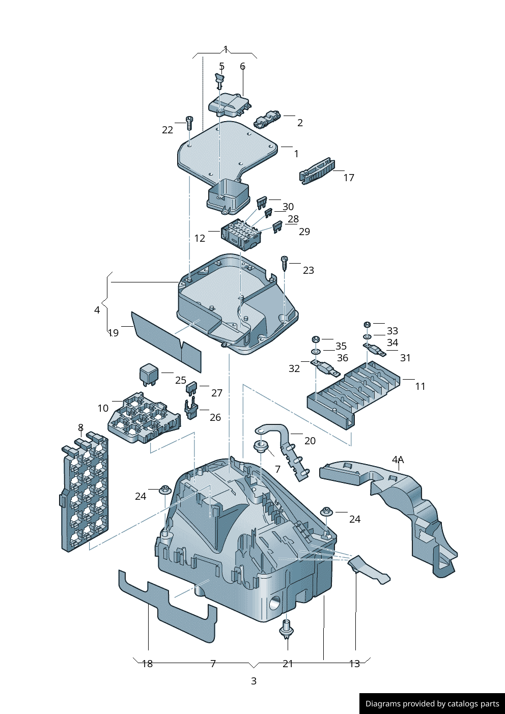 Car part diagram