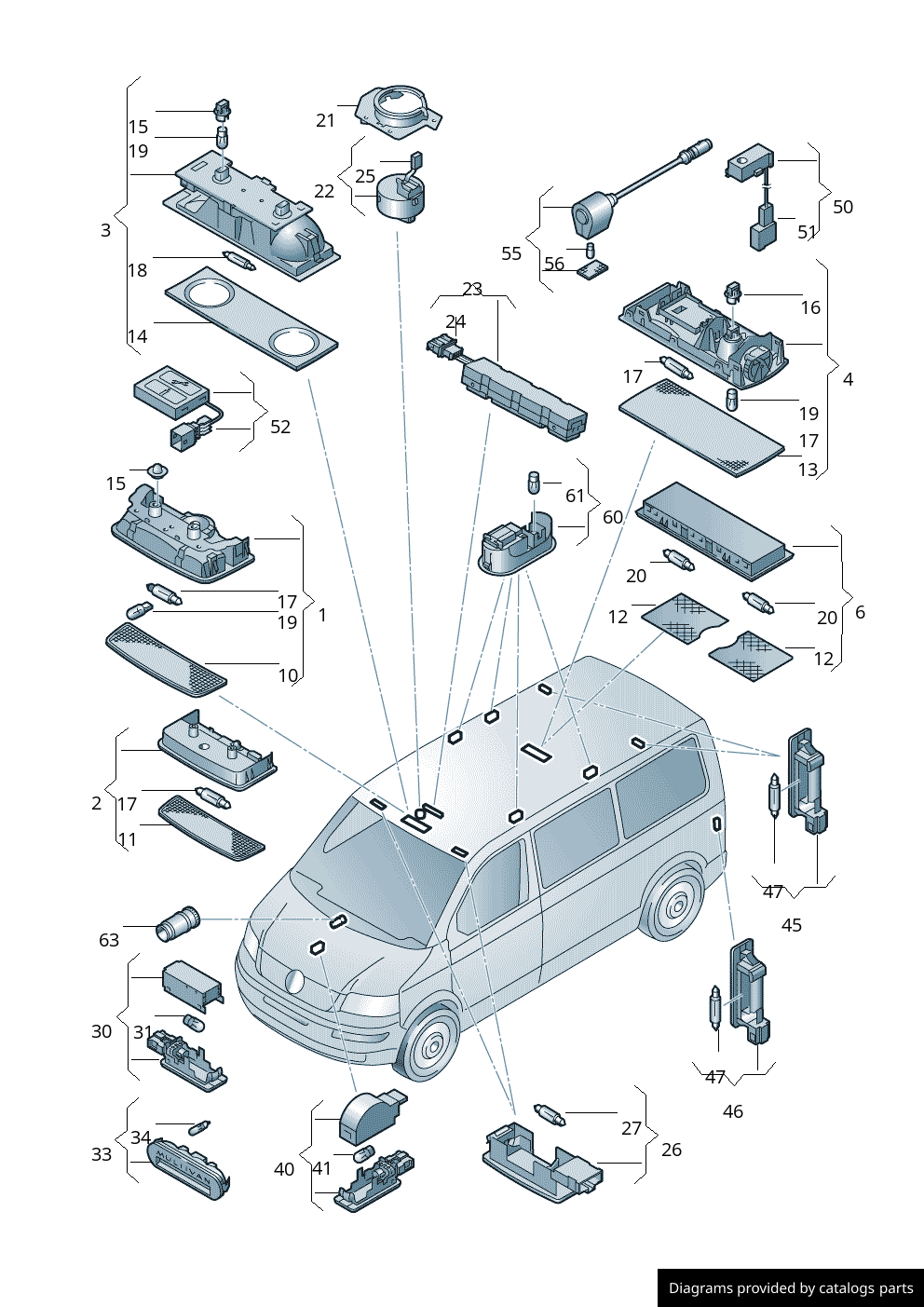 Car part diagram