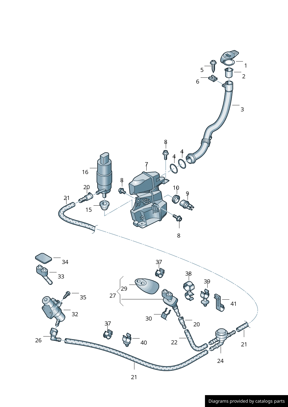Car part diagram