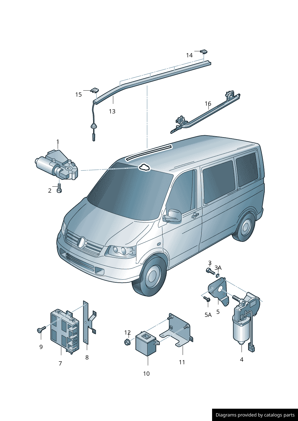 Car part diagram