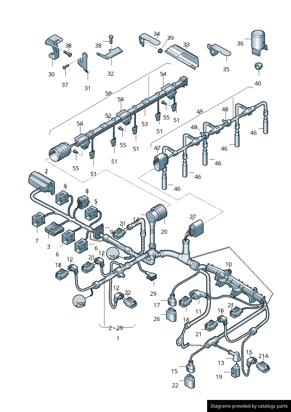 Car part diagram