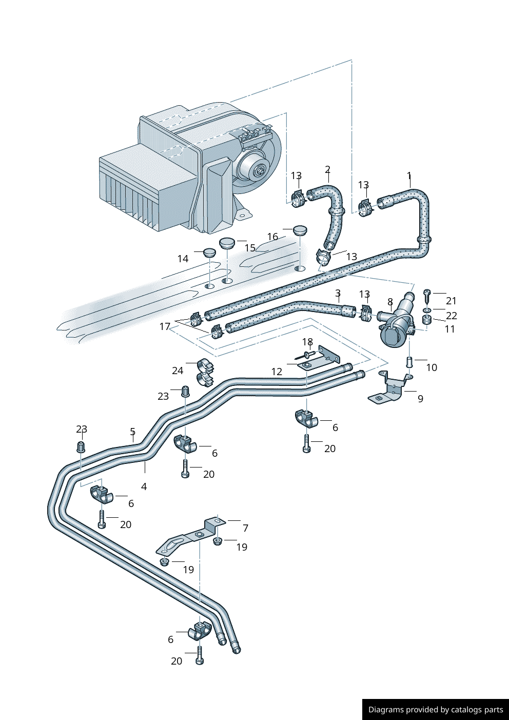 Car part diagram