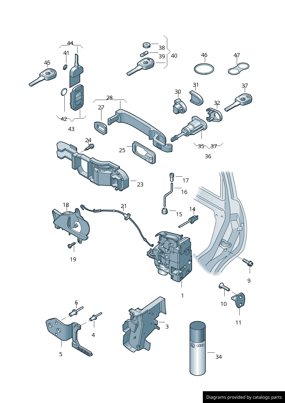 Car part diagram
