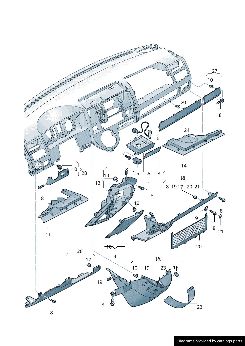 Car part diagram