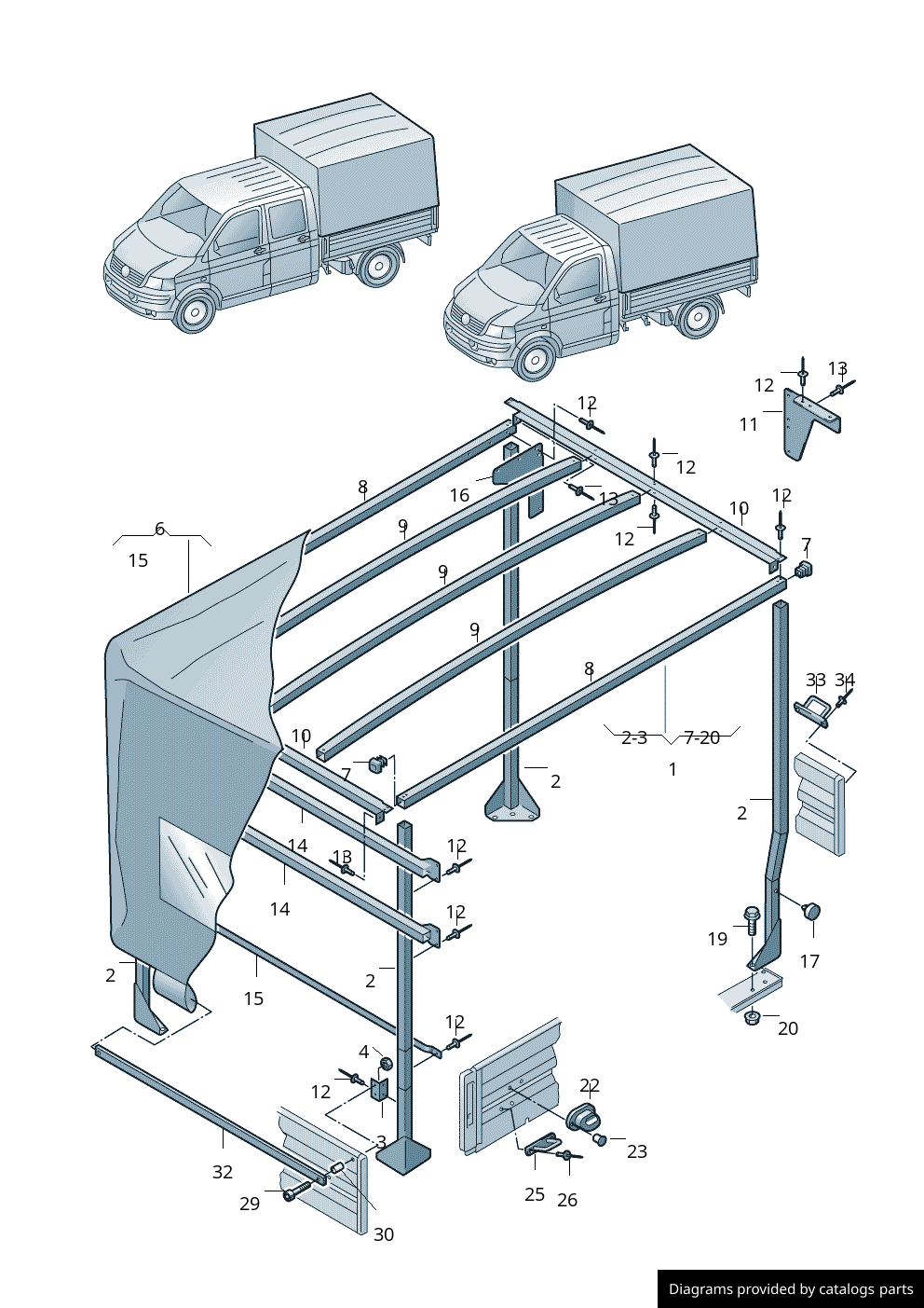 Car part diagram