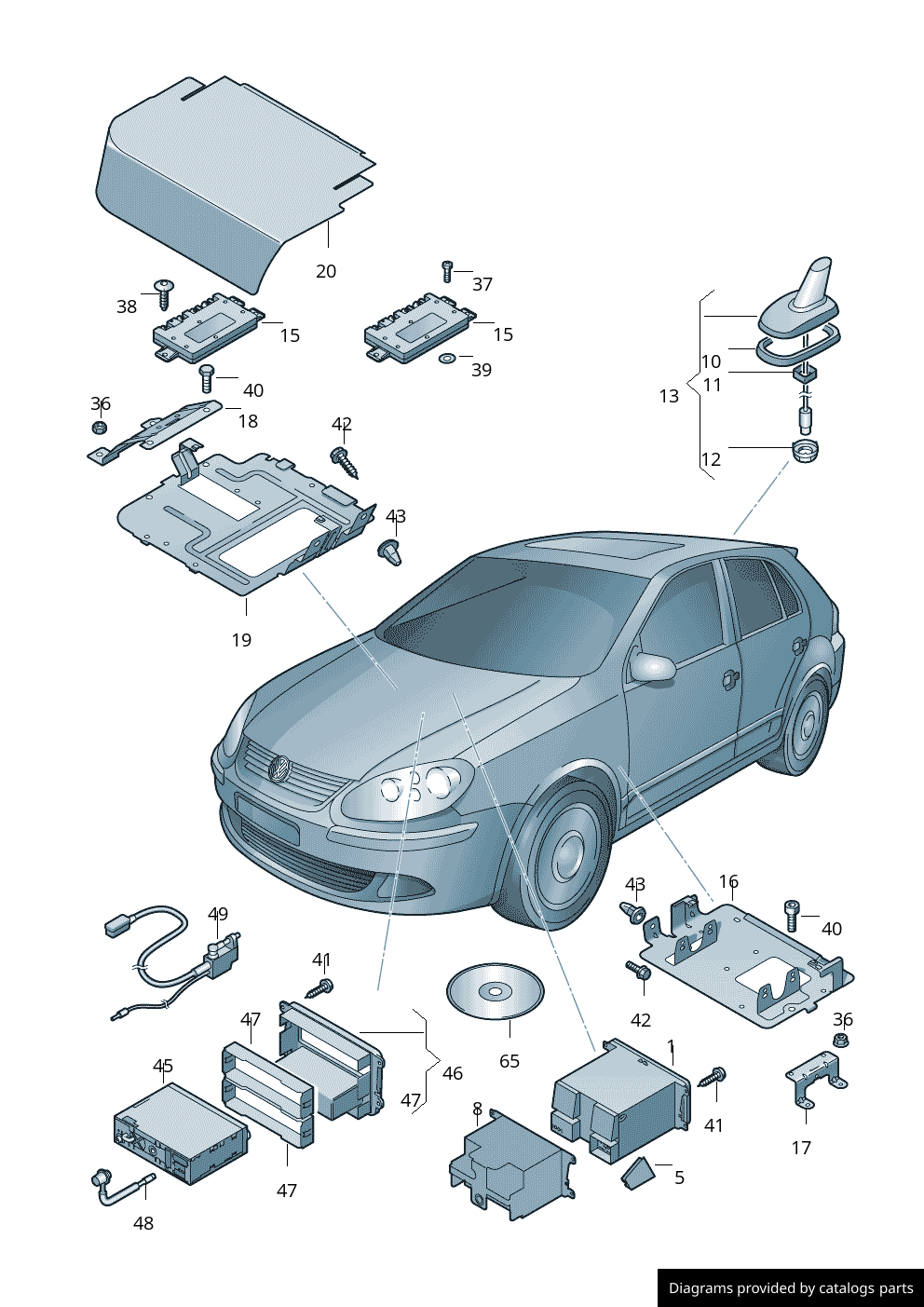 Car part diagram