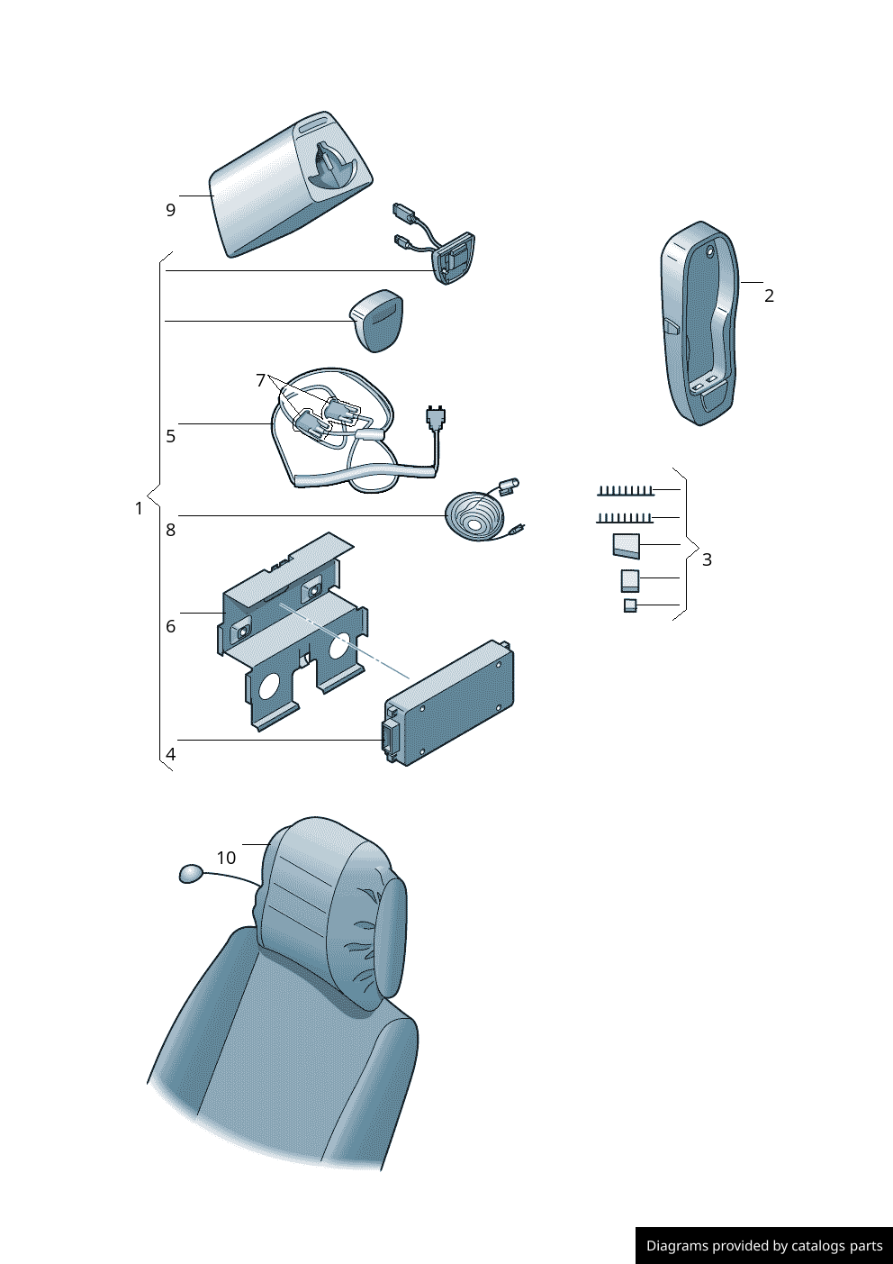 Car part diagram