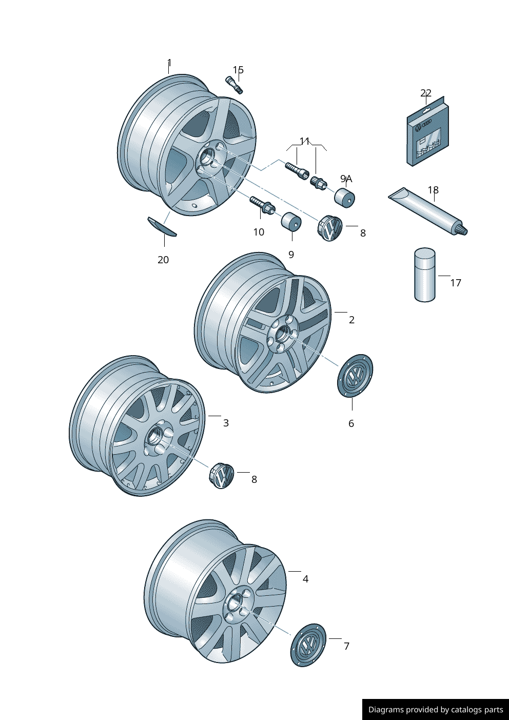 Car part diagram