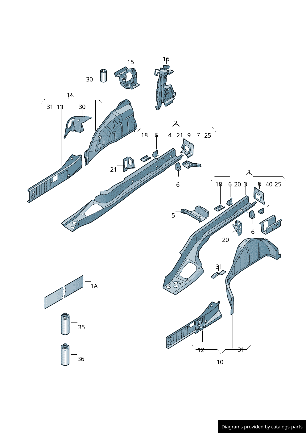 Car part diagram
