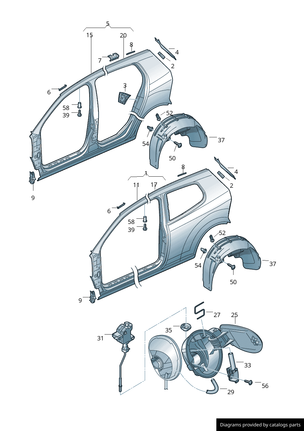 Car part diagram