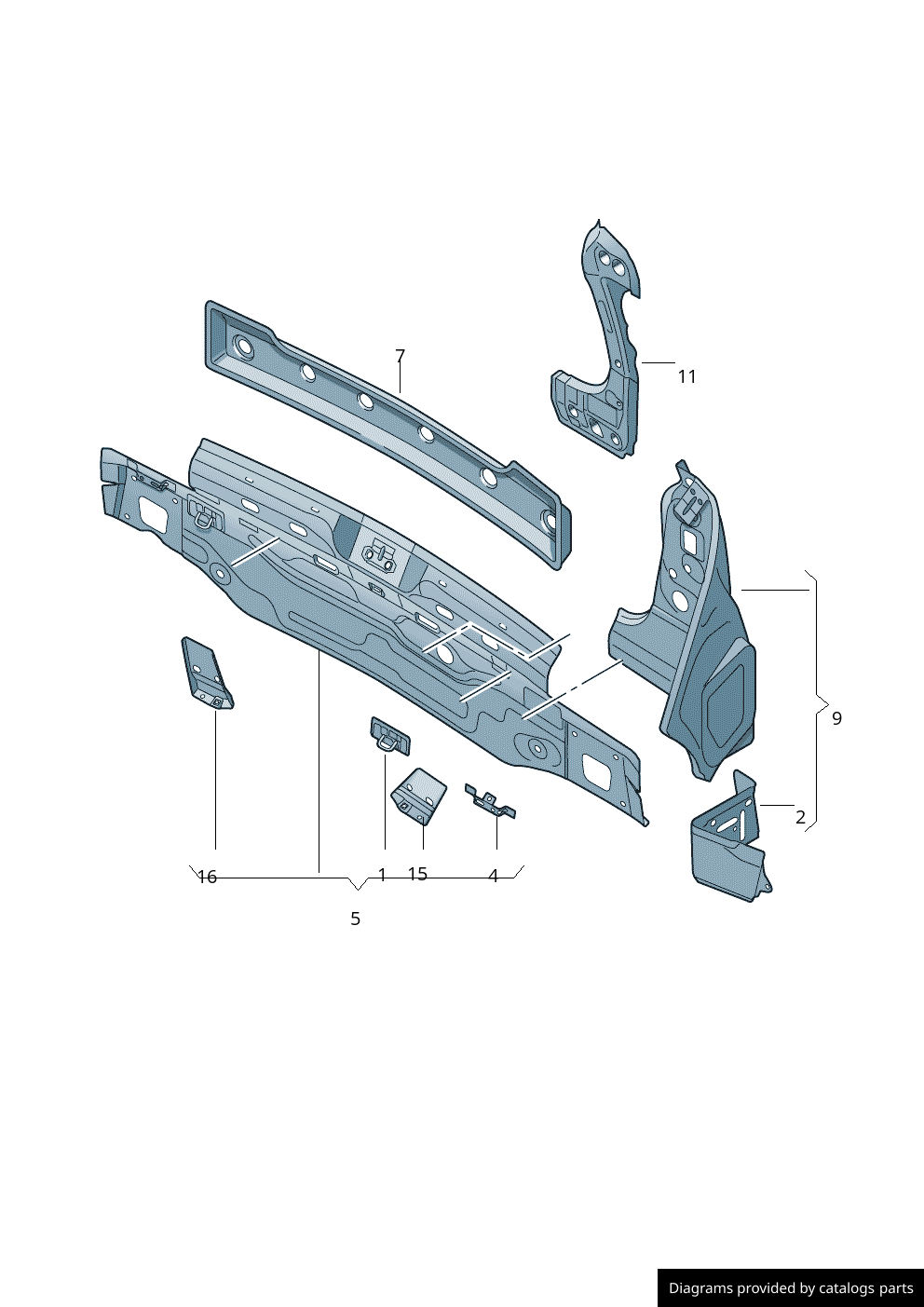 Car part diagram