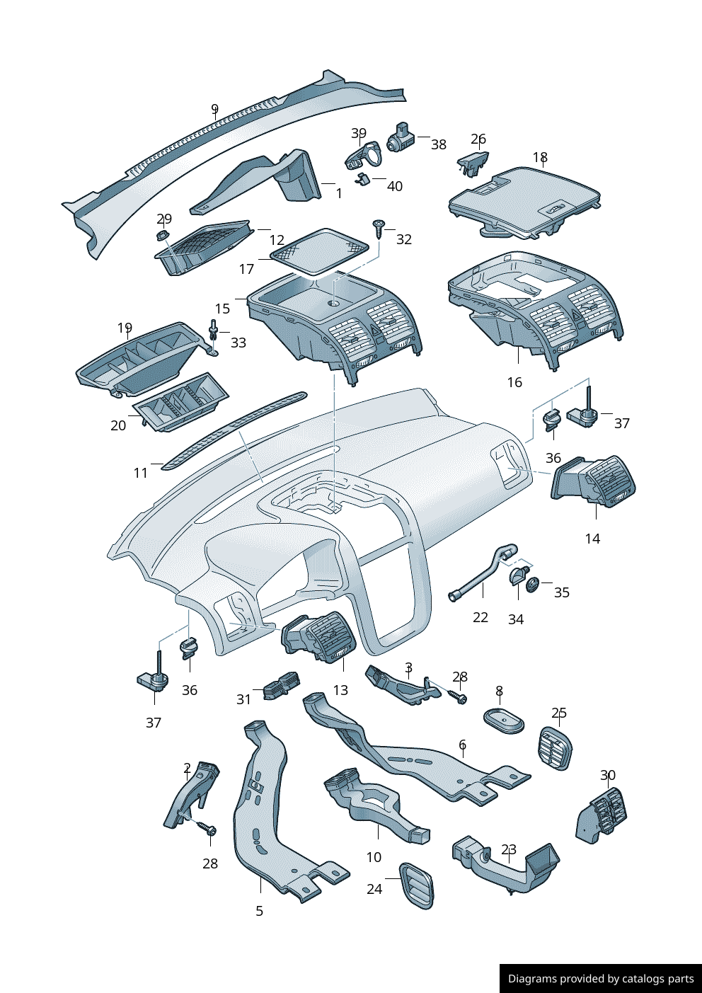 Car part diagram
