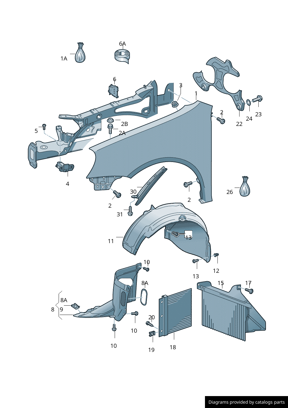 Car part diagram