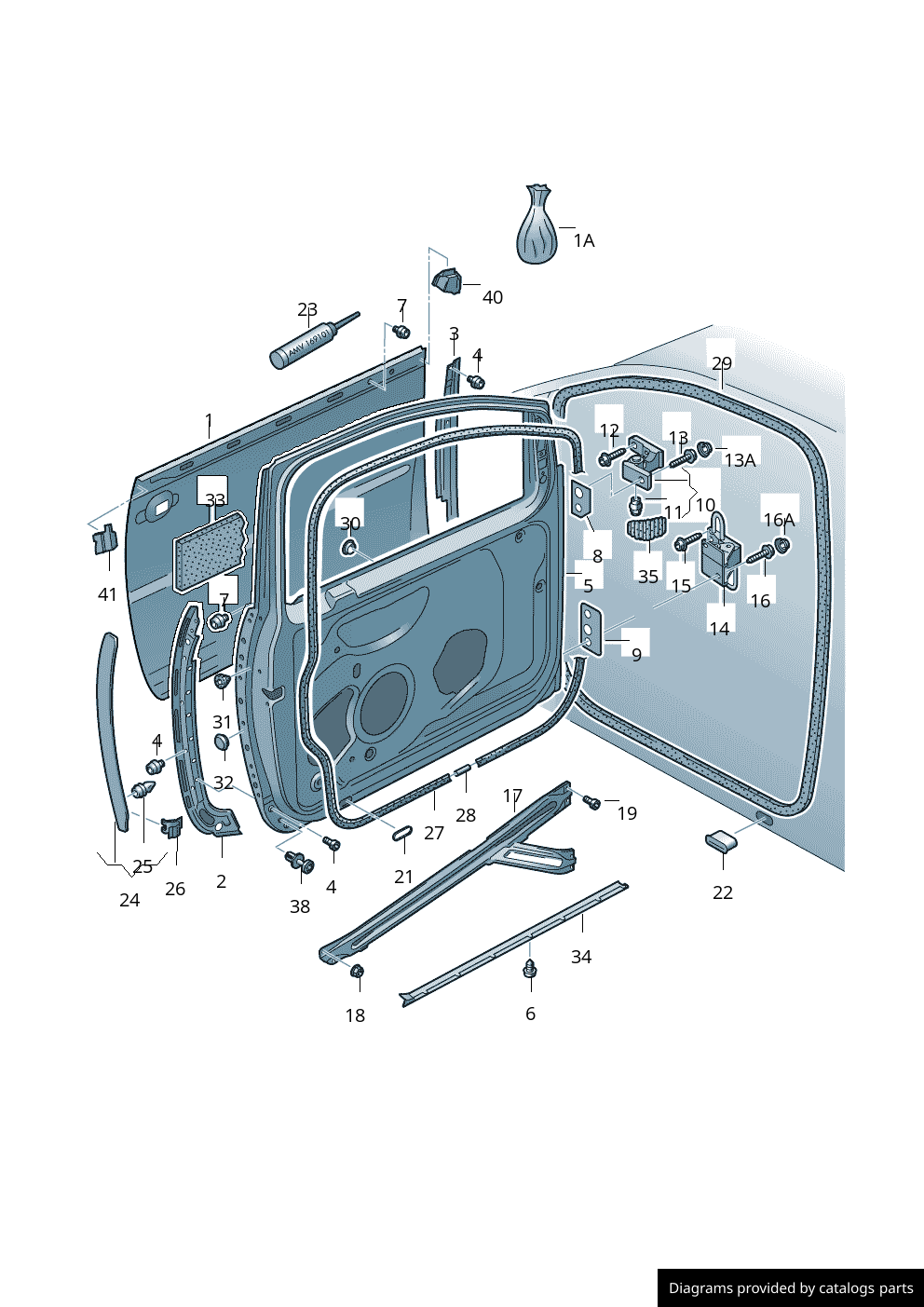 Car part diagram