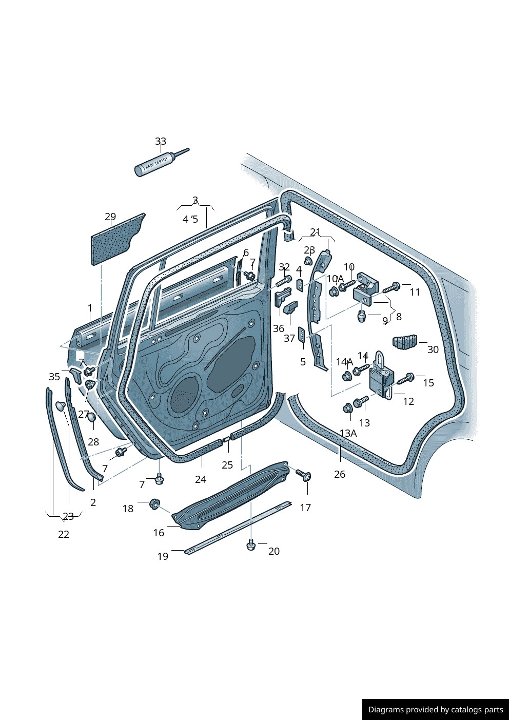 Car part diagram