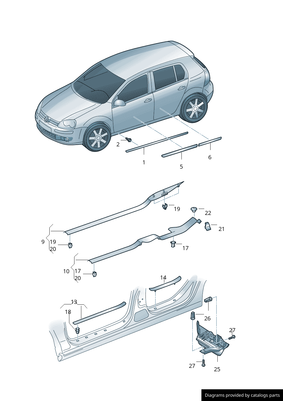 Car part diagram